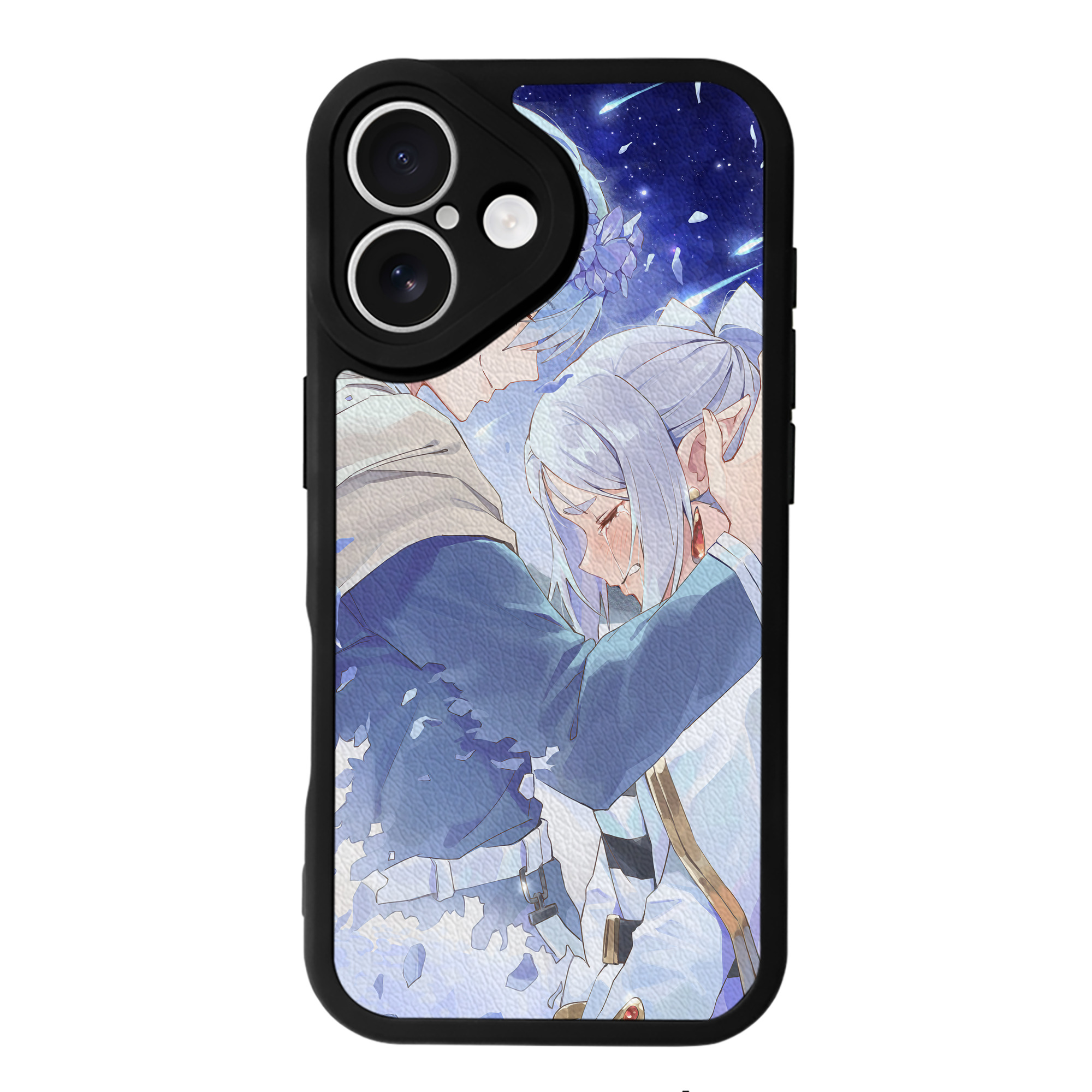 （画像用） 葬送のフリーレン Frieren 【iPhone 16シリーズ対応】シリコンスマホケース（レザー調） 材質：シリコン